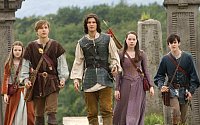 with the returning Pevensie children