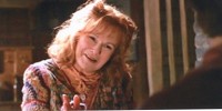 as Mrs Weasley in Harry Potter