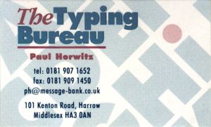 business card